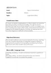 English Worksheet: Atlantis