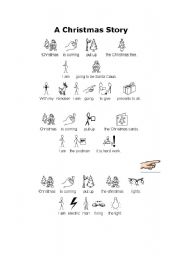 English Worksheet: A Christmas Story