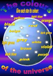 English Worksheet: COLOURS