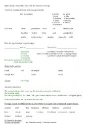 English Worksheet: Worksheet to describe the chids bath by mary cassatt