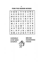 English Worksheet: Word Puzzles with answer sheet