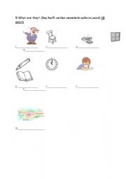 English Worksheet: 4th grade exam part-2