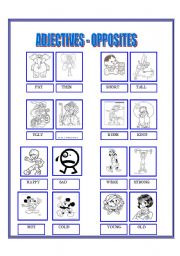 English worksheet: ADJECTIVES