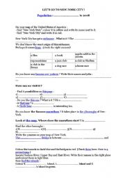 English Worksheet: New York webquest