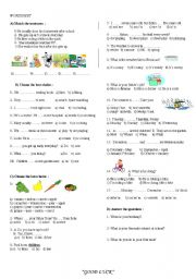 worksheet