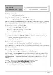 Relative pronouns