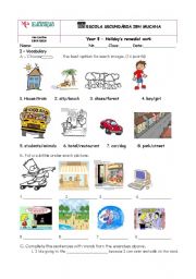 English Worksheet: hanging out 