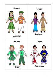 English Worksheet: Nationalities set 4