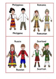 English Worksheet: Nationalities set 5