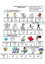 English Worksheet: Transferable Skills (2)