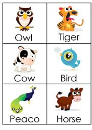 English Worksheet: Animals (5)