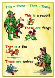 English Worksheet: This - These - That - Those