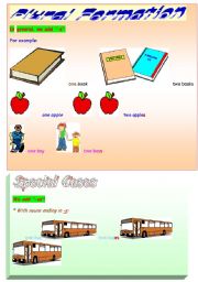 English worksheet: plural formation