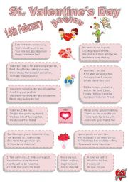 St. Valentines Day poems for youngsters