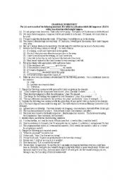 English worksheet: Grammar Worksheet