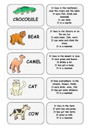 CLASSROOM DICTIONARY - SET 6/6: ANIMALS