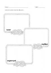 English Worksheet: draw shapes