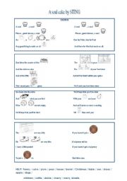 English worksheet: Soul cake by STING