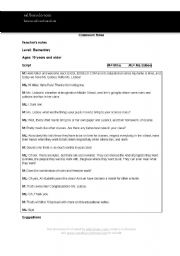 English Worksheet: Classroom Rules