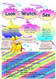 Look, Watch, See