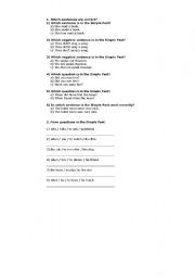 English Worksheet: Past Simple exercises