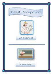 English worksheet: jobs & occupations