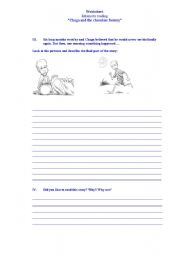 English Worksheet: Extensive reading 