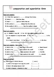 English worksheet: Worksheet