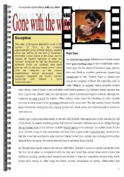English Worksheet: gone with the wind part3