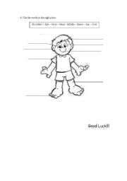 English worksheet: English Test  - part 4 