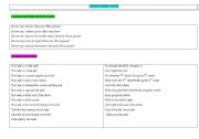 English Worksheet: directions