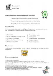 English Worksheet: Movie-Conversation class based on an episode of 