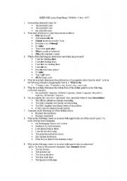 English Worksheet: noun