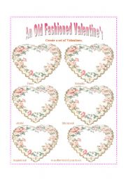 English Worksheet: An Old Fashioned Valentine�s: Present perfect and present perfect progressive