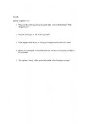 English worksheet: Marley: A Dog Like No Other Quiz Chapters 14-16