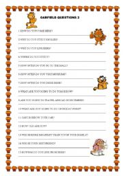 GARFIELD QUESTIONS 2