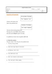 English worksheet: if clauses