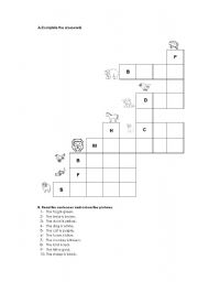 animal crossword