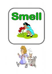 English Worksheet: smelling Game