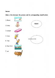 English worksheet: noun or proper noun?