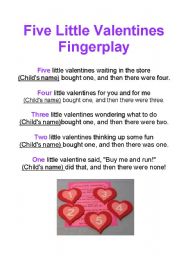 Valentines: Traditional Rhymes and Fingerplays