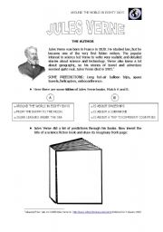 English worksheet: JULES VERNE