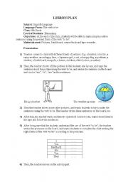 English worksheet: am, is, are lesson plan