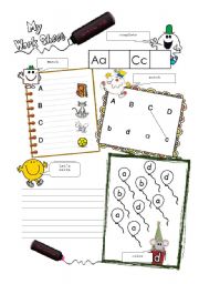 English Worksheet: Alphabets work sheet