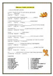 English Worksheet: PHRASAL VERBS AND IDIOMS