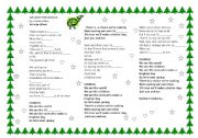 English Worksheet: song: We are the world