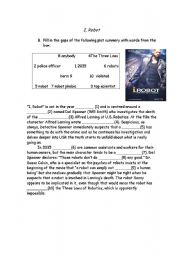 English Worksheet: I, Robot