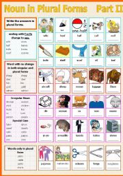 Noun in Plural Forms - Part II