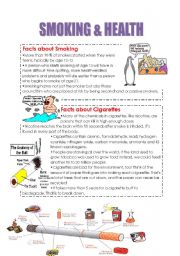 English Worksheet: SMOKING & HEALTH