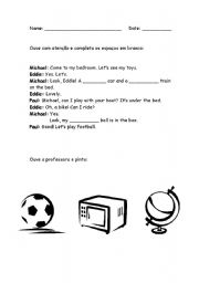 English Worksheet: colours